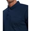 imageZITY 3 Pack Polo Shirts for Men with Pocket Short Sleeve Moisture Wicking Outdoor Tactical Shirt Summer CasualWhitelight Bluenavy