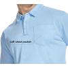 imageZITY 5 Pack Polo Shirts for Men with Pocket Dry Quickly Short Sleeve Athletic Outdoor Work Collared ShirtsBlackarny Greennavylight Blueroyal Blue