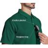 imageZITY 5 Pack Polo Shirts for Men with Pocket Dry Quickly Short Sleeve Athletic Outdoor Work Collared ShirtsBlackforest Greenwine Redroyal Bluedark Teal Blue