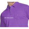 imageZITY 5 Pack Polo Shirts for Men with Pocket Dry Quickly Short Sleeve Athletic Outdoor Work Collared ShirtsBlackgreyforest Greenapricotviolet