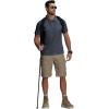 imageZITY 5 Pack Polo Shirts for Men with Pocket Dry Quickly Short Sleeve Athletic Outdoor Work Collared ShirtsDark Teal Blueblackgreyapricotnavy