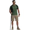 imageZITY 5 Pack Polo Shirts for Men with Pocket Dry Quickly Short Sleeve Athletic Outdoor Work Collared ShirtsGreyarmy Greenapricotwine Redwhite