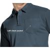 imageZITY 5 Pack Polo Shirts for Men with Pocket Dry Quickly Short Sleeve Athletic Outdoor Work Collared ShirtsLight Bluegreyblackwhitenavy