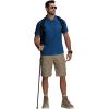 imageZITY 5 Pack Polo Shirts for Men with Pocket Dry Quickly Short Sleeve Athletic Outdoor Work Collared ShirtsRoyal Blue