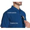 imageZITY 5 Pack Polo Shirts for Men with Pocket Dry Quickly Short Sleeve Athletic Outdoor Work Collared ShirtsRoyal Blue