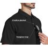 imageZITY 5 Pack Polo Shirts for Men with Pocket Dry Quickly Short Sleeve Athletic Outdoor Work Collared ShirtsRoyal Bluewine Redkhakidark Teal Blueblack