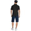 imageZITY Mens Polo Shirts Quarter Zip Shirts Casual Classic Lightweight Short Sleeve Golf Collared Shirt with PocketBlack
