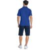 imageZITY Mens Polo Shirts Quarter Zip Shirts Casual Classic Lightweight Short Sleeve Golf Collared Shirt with PocketRoyal Blue
