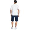 imageZITY Mens Polo Shirts Quarter Zip Shirts Casual Classic Lightweight Short Sleeve Golf Collared Shirt with PocketWhite