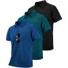 Black+dark Teal Blue+royal Blue