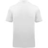 imageZITY Mens Golf Shirts Short Sleeve Print Patterns Performance Moisture Wicking Polo ShirtWhite Blue Stripes