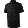 imageZITY Mens Golf Shirts Short Sleeve Print Patterns Performance Moisture Wicking Polo ShirtBlack Love