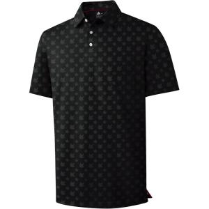 imageZITY Mens Golf Shirts Short Sleeve Print Patterns Performance Moisture Wicking Polo ShirtBlack Love