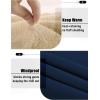 imageZITY Mens Crewneck Sweatshirt Heavyweight Fleece Sweatshirts Kangaroo Pocket Thick Winter Sherpa Lined Long Sleeve PulloverNavy