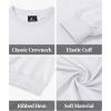 imageZITY 3 Pack Mens Crewneck Sweatshirts Lightweight Long Sleeve Casual Pullover Moisture Wicking Sweatshirts for MenWhite