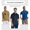 imageZITY 7 Pack Mens Polo Shirts with Pocket Moisture Wicking Short Sleeve Outdoor Golf Athletic Work Multipack ShirtsBlackgreyarmy Greenkhakinavyroyal Bluedark Teal Blue