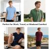 imageZITY 7 Pack Mens Polo Shirts with Pocket Moisture Wicking Short Sleeve Outdoor Golf Athletic Work Multipack ShirtsBlackgreyforest Greenkhakiwine Rednavyroyal Blue