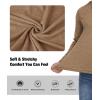 imageZITY Mens Casual Long Sleeve Polo Shirts Classic Button Cotton Work TShirt Collared Basic Golf Shirt with PocketKhaki