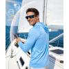 image:imageZITY 5 Pack Mens Sun Protection Long Sleeve Hoodie Shirts UPF 50 Fishing Shirts Lightweight Athletic Rash Guard Sweatshirts2 LightblueWhite2 Light Gray