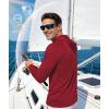 image:imageZITY 5 Pack Mens Sun Protection Long Sleeve Hoodie Shirts UPF 50 Fishing Shirts Lightweight Athletic Rash Guard SweatshirtsDarkgrayDarkblueWhiteRedBlack