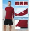 image:imageZITY 5 Pack Mens Sun Protection Long Sleeve Hoodie Shirts UPF 50 Fishing Shirts Lightweight Athletic Rash Guard SweatshirtsDarkgrayDarkblueWhiteRedBlack