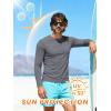image:imageZITY 3 Pack Long Sleeve Shirts for Men UPF 50 Sun Protection Crew Neck TShirt Rash Guard for Hiking Running Swimming3packblackWhiteDark Gray