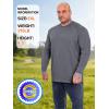 image:imageZITY 3 Pack Long Sleeve Shirts for Men UPF 50 Sun Protection Crew Neck TShirt Rash Guard for Hiking Running Swimming3packblackWhiteDark Gray