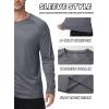 image:imageZITY 3 Pack Long Sleeve Shirts for Men UPF 50 Sun Protection Crew Neck TShirt Rash Guard for Hiking Running Swimming3packblackWhiteDark Gray