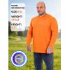 image:imageZITY 3 Pack Long Sleeve Shirts for Men UPF 50 Sun Protection Crew Neck TShirt Rash Guard for Hiking Running Swimming3packfluorescent OrangeWhiteLight Gray