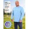 image:imageZITY 3 Pack Long Sleeve Shirts for Men UPF 50 Sun Protection Crew Neck TShirt Rash Guard for Hiking Running Swimming3packlight Sky BlueLight GrayDark Gray