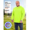 image:imageZITY 3 Pack Long Sleeve Shirts for Men UPF 50 Sun Protection Crew Neck TShirt Rash Guard for Hiking Running Swimming3packneon GreenRoyal BlueLight Gray