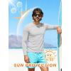 image:imageZITY 3 Pack Long Sleeve Shirts for Men UPF 50 Sun Protection Crew Neck TShirt Rash Guard for Hiking Running SwimmingLightgrayneonorangewhite