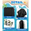 image:imageZITY Boys Rash Guard Hooded Fishing Shirt Kids UPF 50 Long Sleeve Sun Hoodie Youth UV Protection Beach Swim ShirtsBlack
