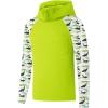 image:imageZITY Boys Rash Guard Hooded Fishing Shirt Kids UPF 50 Long Sleeve Sun Hoodie Youth UV Protection Beach Swim ShirtsFluorescent Green