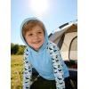 image:imageZITY Boys Rash Guard Hooded Fishing Shirt Kids UPF 50 Long Sleeve Sun Hoodie Youth UV Protection Beach Swim ShirtsLight Blue