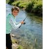 image:imageZITY Boys Rash Guard Hooded Fishing Shirt Kids UPF 50 Long Sleeve Sun Hoodie Youth UV Protection Beach Swim ShirtsMint Green