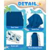 image:imageZITY Boys Rash Guard Hooded Fishing Shirt Kids UPF 50 Long Sleeve Sun Hoodie Youth UV Protection Beach Swim ShirtsRoyal Blue