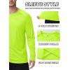 image:imageZITY 7 Pack Long Sleeve Shirts for Men UPF 50 Sun Protection TShirt Active Crew Neck Tee Workout Tops7packlightblueNeongreenOrangeLightgrayDarkgrayBlackWhite