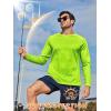 image:imageZITY 7 Pack Long Sleeve Shirts for Men UPF 50 Sun Protection TShirt Active Crew Neck Tee Workout Tops7packlightblueNeongreenOrangeLightgrayDarkgrayBlackWhite
