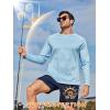 image:imageZITY 7 Pack Long Sleeve Shirts for Men UPF 50 Sun Protection TShirt Active Crew Neck Tee Workout Tops7packwineredLightblueRoyalblueDarkblueLightgrayDarkgrayBlack