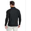 image:imageZITY Mens Long Sleeve Polo Shirts 3 Button with Pocket Lightweight Golf Breathable Solid Color Designed Collared Casual TeeBlack