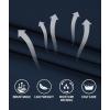 image:imageZITY Long Sleeve Polo Shirts for Men 3 Pack Collared Performance Golf Polos Mens Casual Shirts Moisture Wicking WorkwearDark Blue