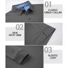 image:imageZITY Long Sleeve Polo Shirts for Men 3 Pack Collared Performance Golf Polos Mens Casual Shirts Moisture Wicking WorkwearGrey