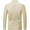 image:imageZITY Long Sleeve Polo Shirts for Men 3 Pack Collared Performance Golf Polos Mens Casual Shirts Moisture Wicking WorkwearYellow