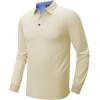 image:imageZITY Long Sleeve Polo Shirts for Men 3 Pack Collared Performance Golf Polos Mens Casual Shirts Moisture Wicking WorkwearYellow