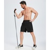 image:imageZITY Mens Athletic Gym Shorts 7 inch Inseam Quick Dry Lightweight Breathable Running Workout Shorts with 3 Zipper PocketsBlack