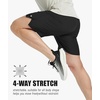 image:imageZITY Mens Athletic Gym Shorts 7 inch Inseam Quick Dry Lightweight Breathable Running Workout Shorts with 3 Zipper PocketsBlack