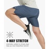 image:imageZITY Mens Athletic Gym Shorts 7 inch Inseam Quick Dry Lightweight Breathable Running Workout Shorts with 3 Zipper PocketsGrey Blue