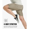 image:imageZITY Mens Athletic Gym Shorts 7 inch Inseam Quick Dry Lightweight Breathable Running Workout Shorts with 3 Zipper PocketsLight Khaki