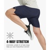 image:imageZITY Mens Athletic Gym Shorts 7 inch Inseam Quick Dry Lightweight Breathable Running Workout Shorts with 3 Zipper PocketsNavy